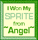 I won my sprite from Angel!